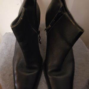Black ankle boots